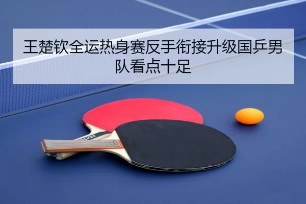 王楚钦全运热身赛反手衔接升级国乒男队看点十足（IMSPORTS）